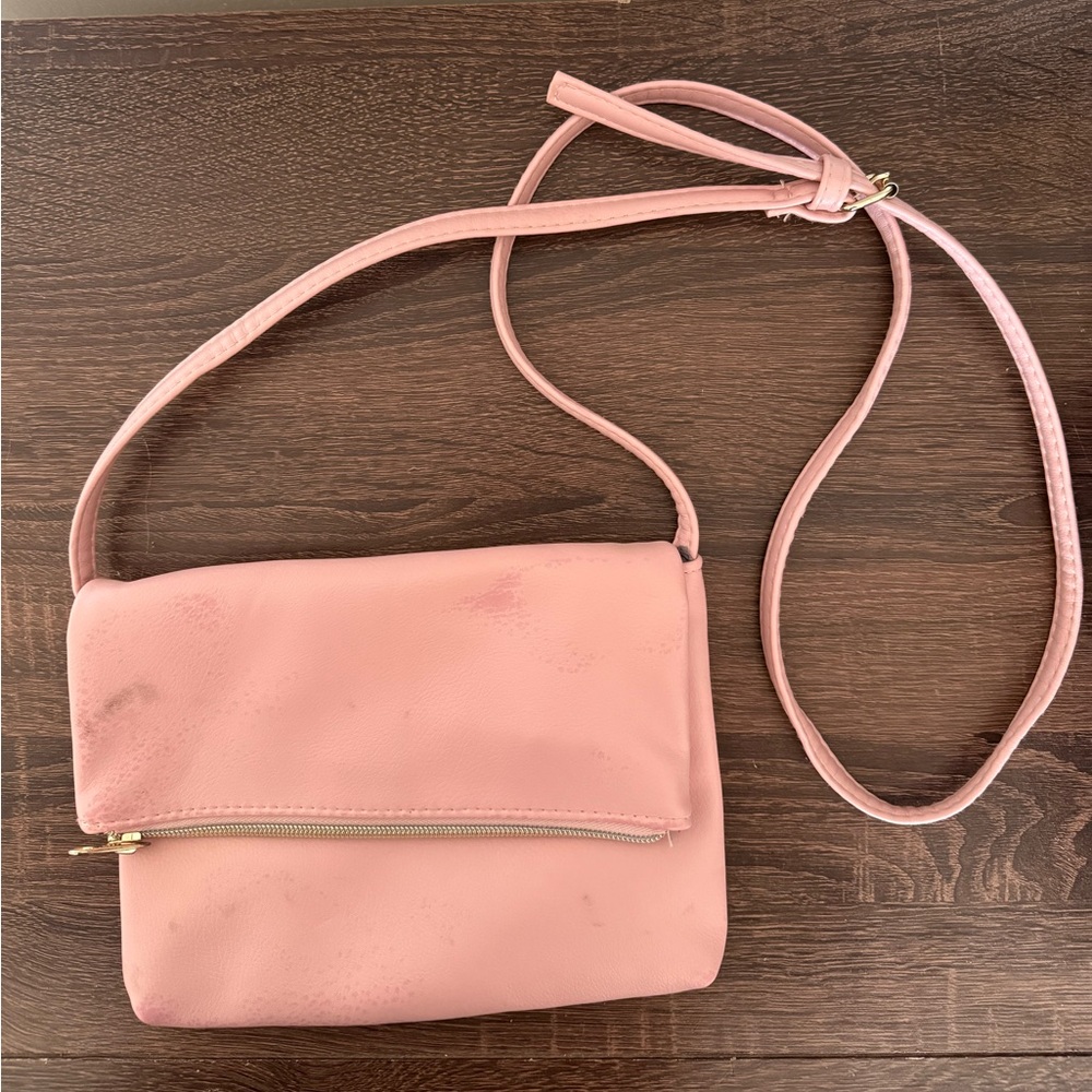 Elegant Pink Crossbody Bag